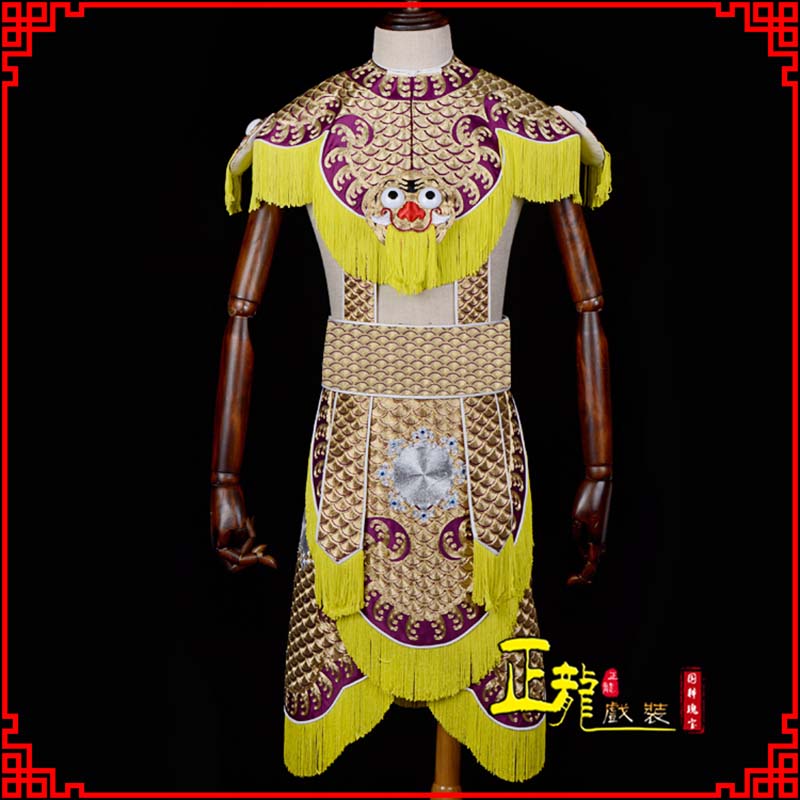 临朐武将士兵云肩鱼鳞侉子