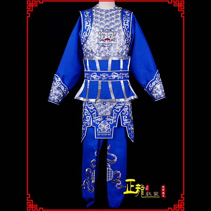 临朐武生戏服云肩侉子男兵衣
